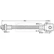 BORG & BECK BBH7167 - Flexible de frein