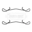 BORG & BECK BBK1170 - Kit d'accessoires, plaquette de frein à disque