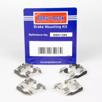 Kit d'accessoires, plaquette de frein à disque BORG & BECK OEM DA0171300