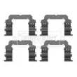 BORG & BECK BBK1342 - Kit d'accessoires, plaquette de frein à disque