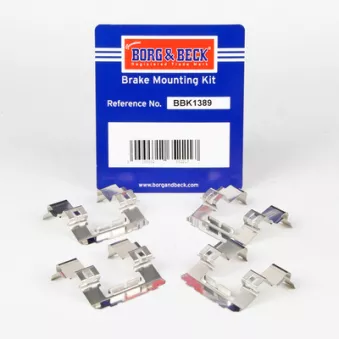 Kit d'accessoires, plaquette de frein à disque BORG & BECK OEM 551098700