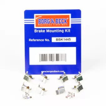 BORG & BECK BBK1445 - Kit d'accessoires, plaquette de frein à disque