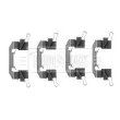 BORG & BECK BBK1479 - Kit d'accessoires, plaquette de frein à disque