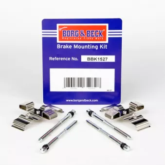 BORG & BECK BBK1527 - Kit d'accessoires, plaquette de frein à disque