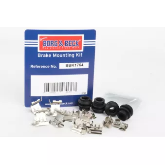 BORG & BECK BBK1764 - Kit d'accessoires, plaquette de frein à disque