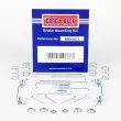 BORG & BECK BBK6075 - Kit d'accessoires, plaquette de frein à disque