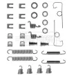 BORG & BECK BBK6088 - Kit d'accessoires, plaquette de frein à disque