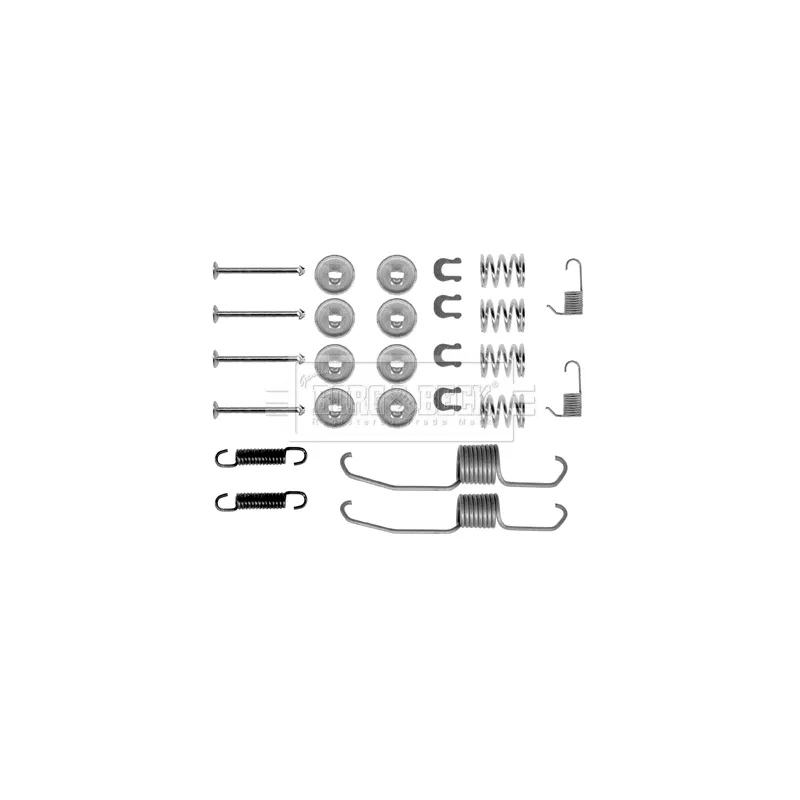 Kit d'accessoires, plaquette de frein à disque BORG & BECK BBK6108 - Visuel 1