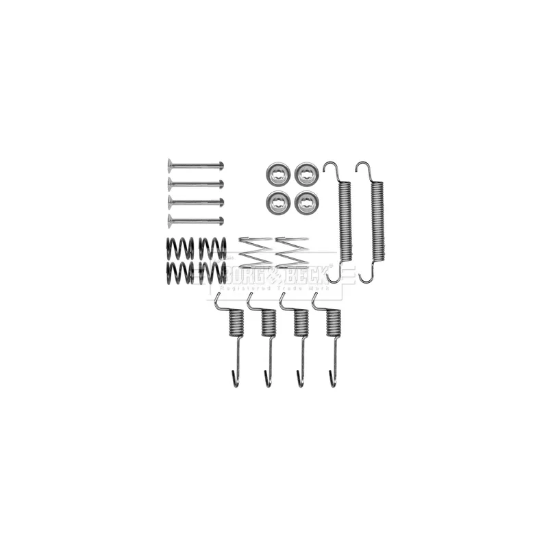 Kit d'accessoires, plaquette de frein à disque BORG & BECK BBK6304 - Visuel 1