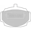 BORG & BECK BBP1038 - Jeu de 4 plaquettes de frein avant