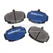 BORG & BECK BBP1038 - Jeu de 4 plaquettes de frein avant