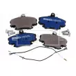 BORG & BECK BBP1386 - Jeu de 4 plaquettes de frein avant