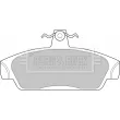 BORG & BECK BBP1411 - Jeu de 4 plaquettes de frein avant