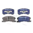 BORG & BECK BBP1434 - Jeu de 4 plaquettes de frein avant