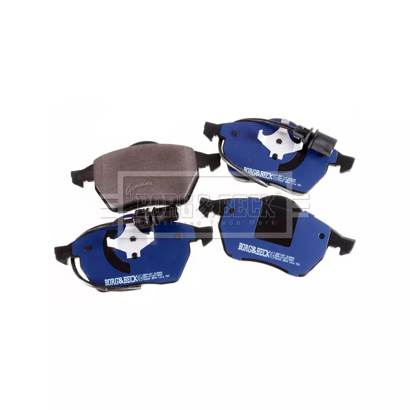 Jeu de 4 plaquettes de frein avant BORG & BECK BBP1447 - Visuel 2