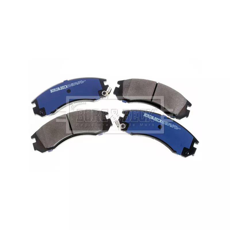 Jeu de 4 plaquettes de frein avant BORG & BECK BBP1449 - Visuel 2