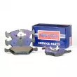BORG & BECK BBP1460 - Jeu de 4 plaquettes de frein avant