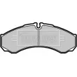 BORG & BECK BBP1554 - Jeu de 4 plaquettes de frein avant