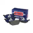BORG & BECK BBP1619 - Jeu de 4 plaquettes de frein avant
