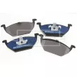 BORG & BECK BBP1619 - Jeu de 4 plaquettes de frein avant