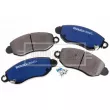 BORG & BECK BBP1626 - Jeu de 4 plaquettes de frein avant