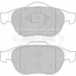 BORG & BECK BBP1731 - Jeu de 4 plaquettes de frein avant