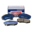 BORG & BECK BBP1736 - Jeu de 4 plaquettes de frein avant
