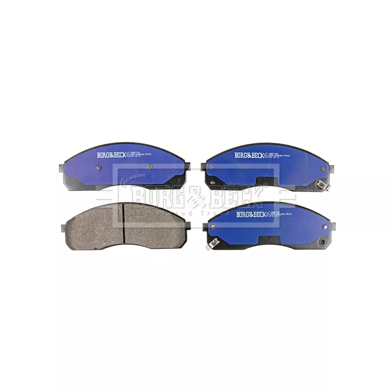 Jeu de 4 plaquettes de frein avant BORG & BECK BBP1749 - Visuel 2