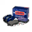 BORG & BECK BBP1751 - Jeu de 4 plaquettes de frein avant