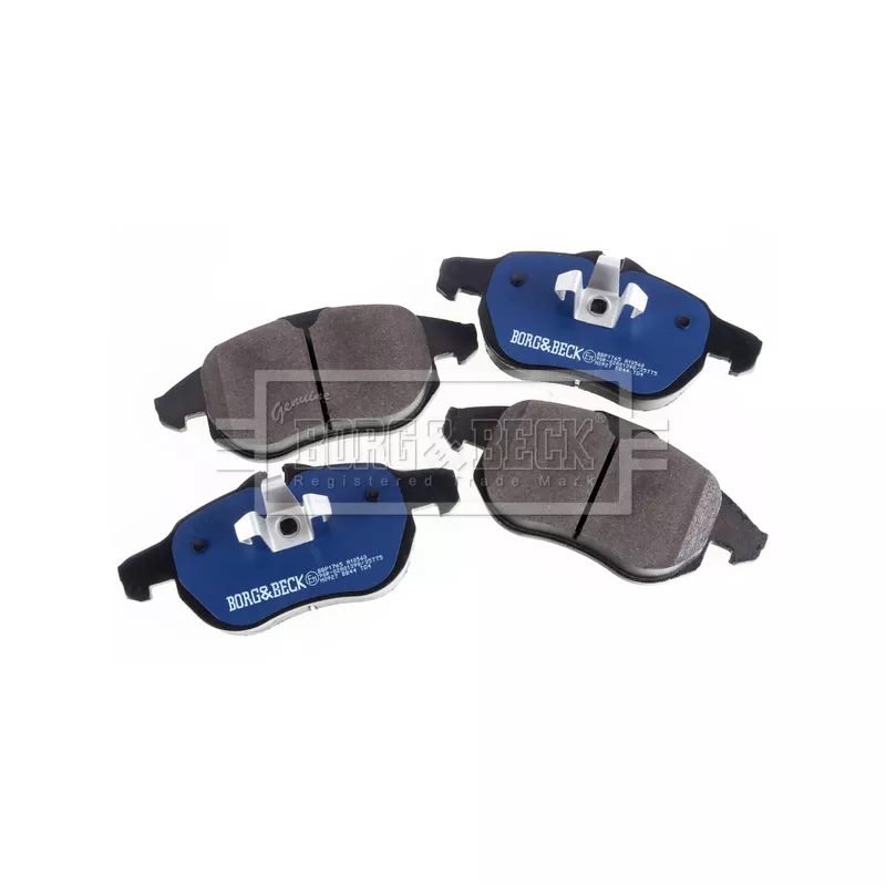 Jeu de 4 plaquettes de frein avant BORG & BECK BBP1765 - Visuel 2