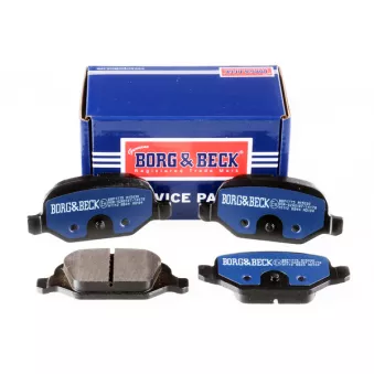 Jeu de 4 plaquettes de frein arrière BORG & BECK OEM 77364024