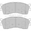 BORG & BECK BBP1792 - Jeu de 4 plaquettes de frein avant