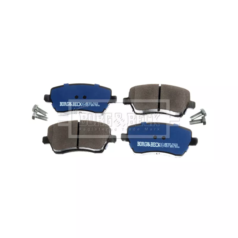 Jeu de 4 plaquettes de frein avant BORG & BECK BBP1807 - Visuel 2