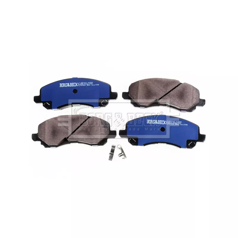 Jeu de 4 plaquettes de frein avant BORG & BECK BBP1831 - Visuel 2