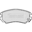 BORG & BECK BBP1884 - Jeu de 4 plaquettes de frein avant