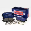 BORG & BECK BBP1905 - Jeu de 4 plaquettes de frein avant