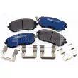 BORG & BECK BBP1905 - Jeu de 4 plaquettes de frein avant