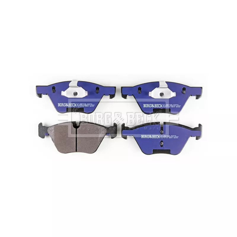 Jeu de 4 plaquettes de frein avant BORG & BECK BBP1948 - Visuel 2
