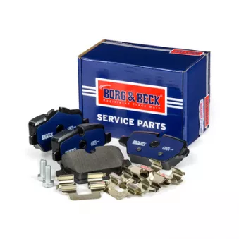 Jeu de 4 plaquettes de frein arrière BORG & BECK OEM 34216767146