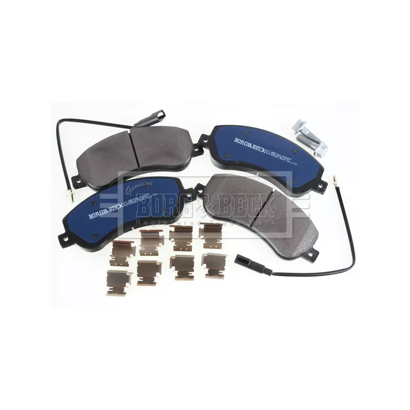 Jeu de 4 plaquettes de frein avant BORG & BECK BBP1964 - Visuel 2