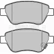 BORG & BECK BBP2000 - Jeu de 4 plaquettes de frein avant