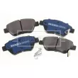 BORG & BECK BBP2000 - Jeu de 4 plaquettes de frein avant