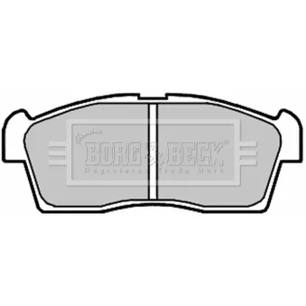 Jeu de 4 plaquettes de frein avant BORG & BECK OEM 55810M79F10