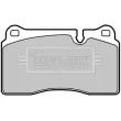 BORG & BECK BBP2017 - Jeu de 4 plaquettes de frein avant