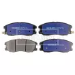 BORG & BECK BBP2040 - Jeu de 4 plaquettes de frein avant