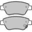 BORG & BECK BBP2042 - Jeu de 4 plaquettes de frein avant