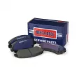 BORG & BECK BBP2084 - Jeu de 4 plaquettes de frein avant