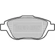 BORG & BECK BBP2096 - Jeu de 4 plaquettes de frein avant