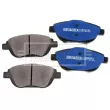 BORG & BECK BBP2096 - Jeu de 4 plaquettes de frein avant