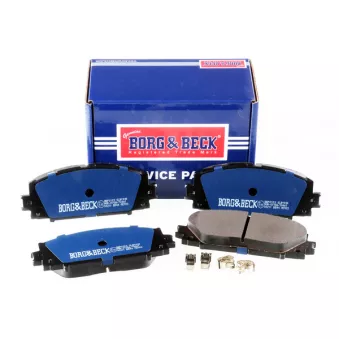 Jeu de 4 plaquettes de frein avant BORG & BECK OEM 044650W141